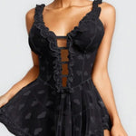 Plus Size Mesh Nightdress Lingerie