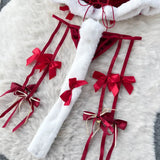 Christmas Bunny Garter Lingerie Set