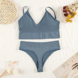 Comfortable Non-convertible Bra and G-String Set Women's Lingerie