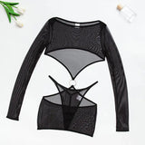 44927291818249|44927291851017|44927291883785 Sheer Tulle Mesh Lingerie Dress Guan GuanStore