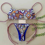 Heart Print Brazilian Bikini Set Beachwear