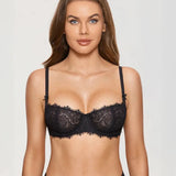 Lace Balconette Push Up Bra