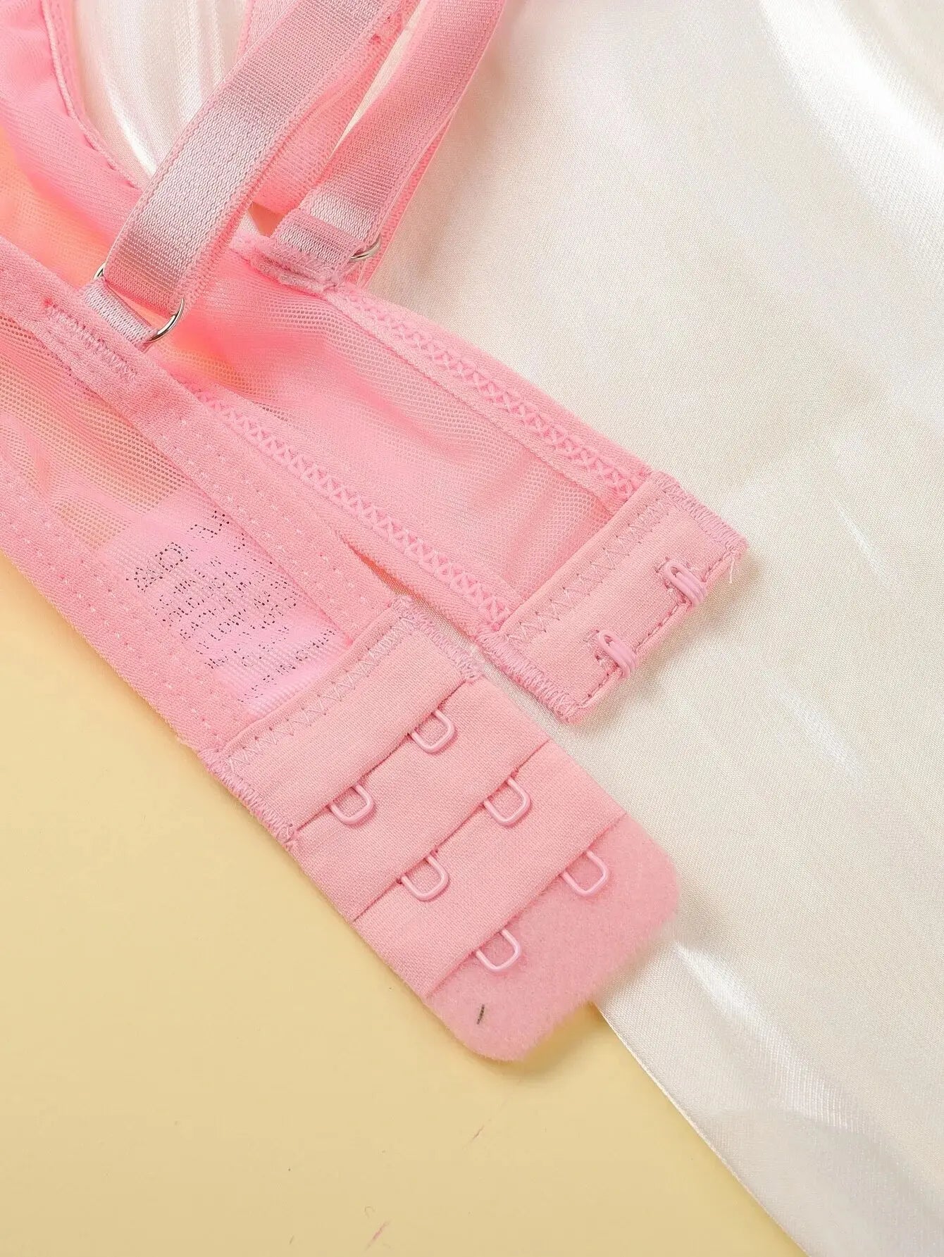 Floral Sexy Transparent Embroidery Lingerie Set