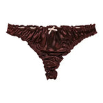 Luxury Satin T-Back Panties