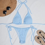 Terylene Brazilian Bikini Suspender Neckline 2024 Beachwear