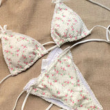 Triangle Cup Bikini Sexy Bathing Suit - Guan