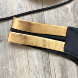 Gold Lined Bikini Set Swimwear