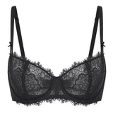 Lace Balconette Push Up Bra