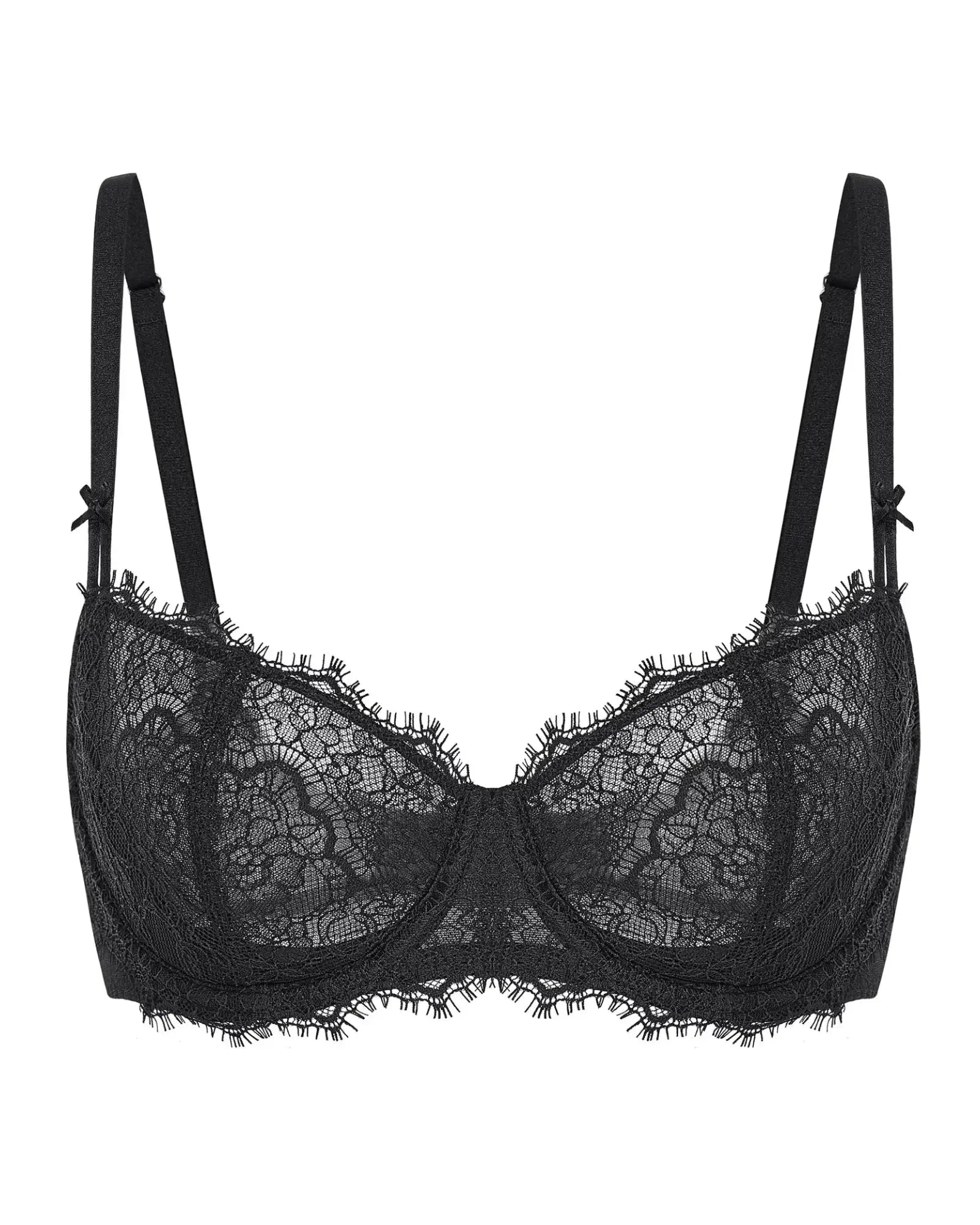 Lace Balconette Push Up Bra