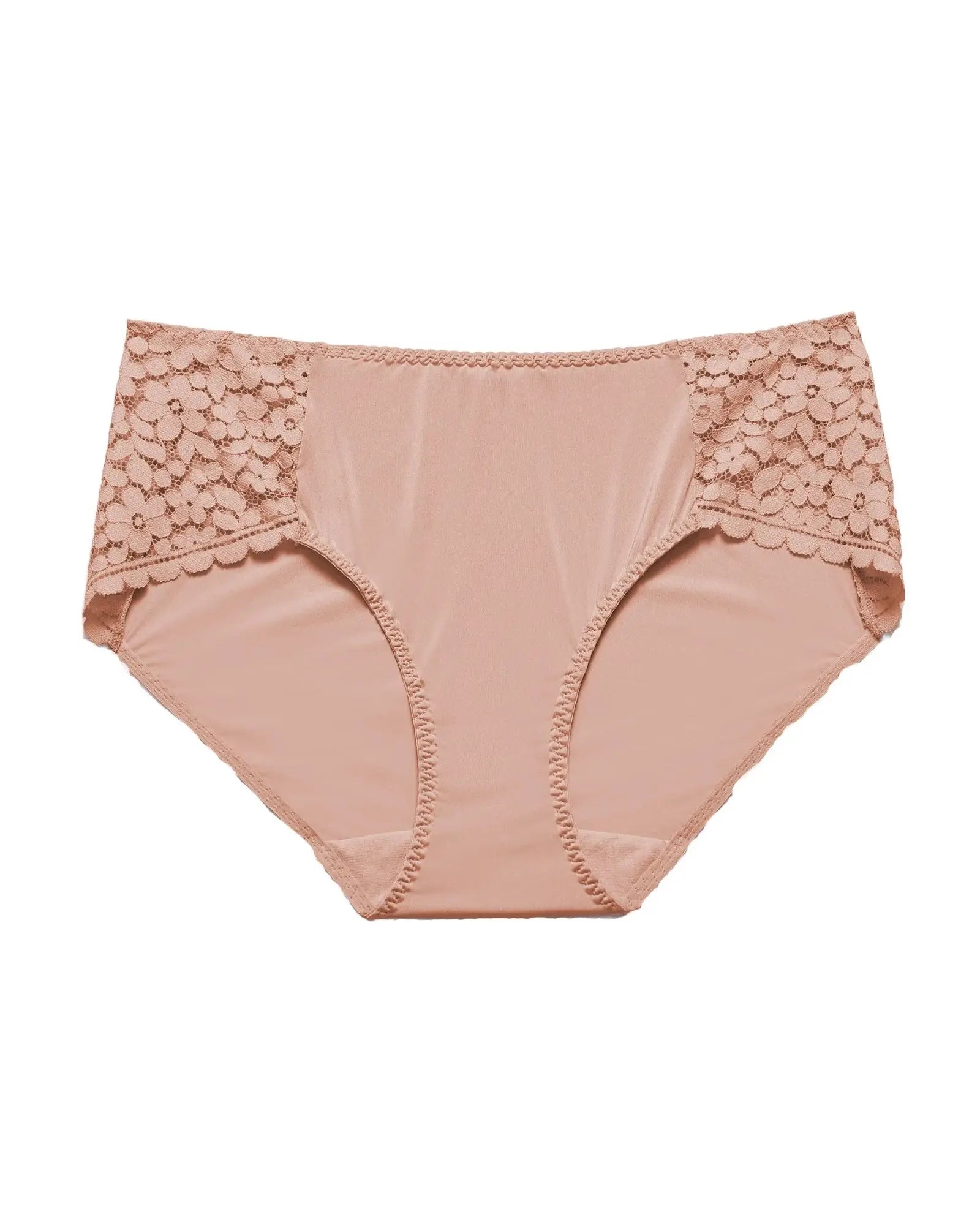 Guan Half Lace Floral Briefs