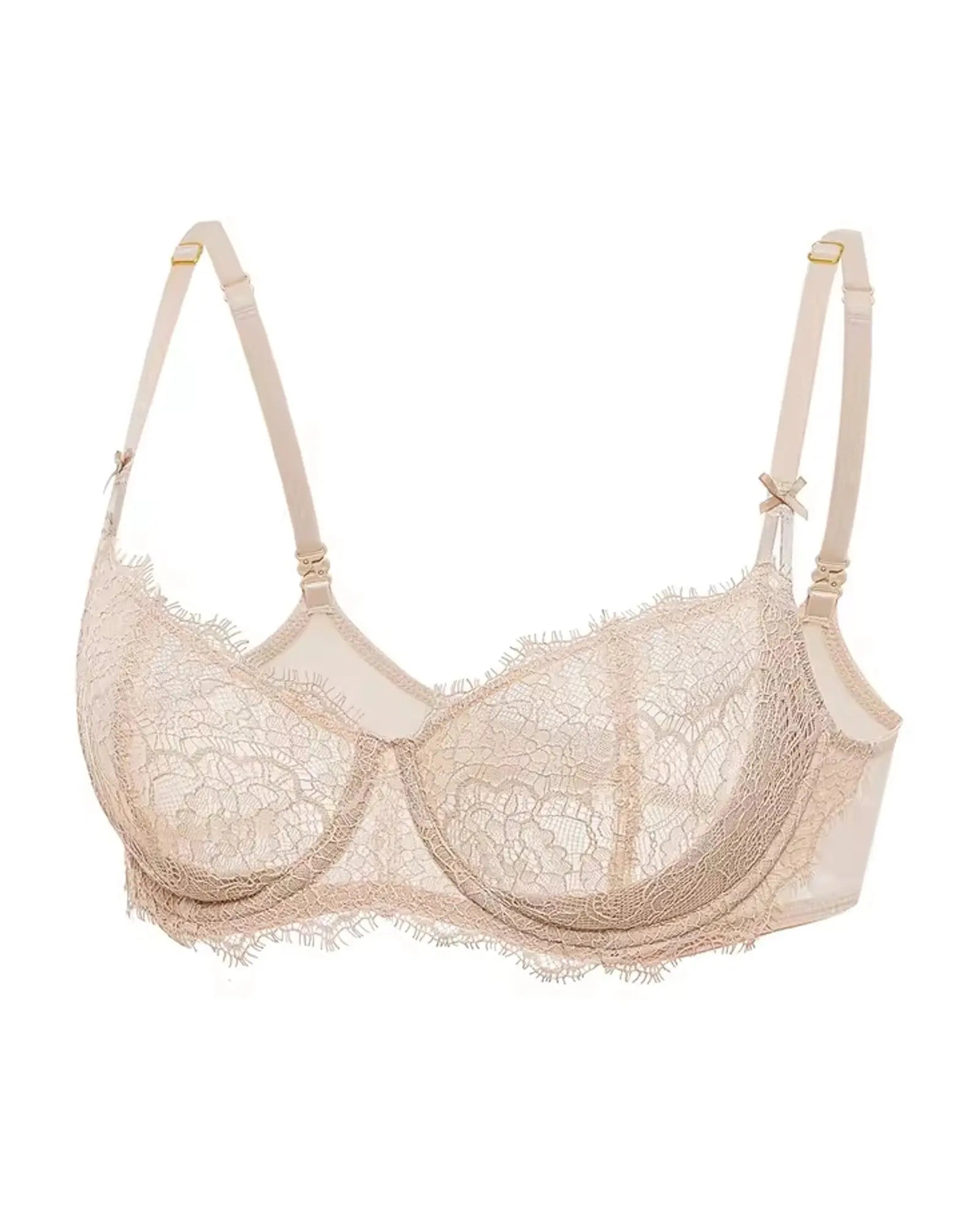 Lace Balconette Push Up Bra - Guan