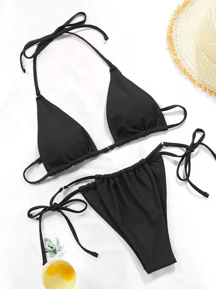 Adjustable Thin Strap Bikini String