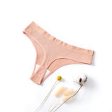 45474165326089|45474165621001|45474165653769|45474165686537 Comfortable Seamless Ribbed Thongs Cotton G-strings