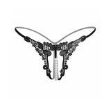 Open Crotch Beaded Pearl Panties - Guan