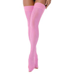 Sheer Glossy Stockings Elastic Thigh High Guan
